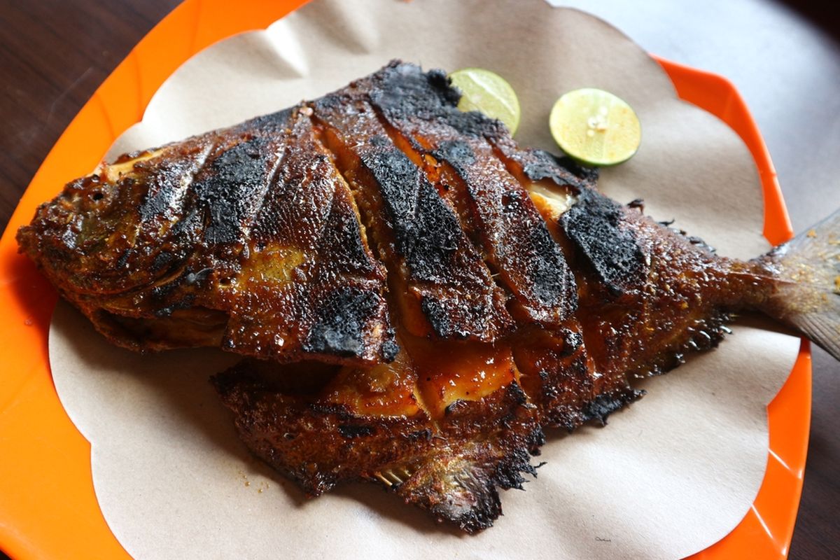 ikan bawal tanpa nasi